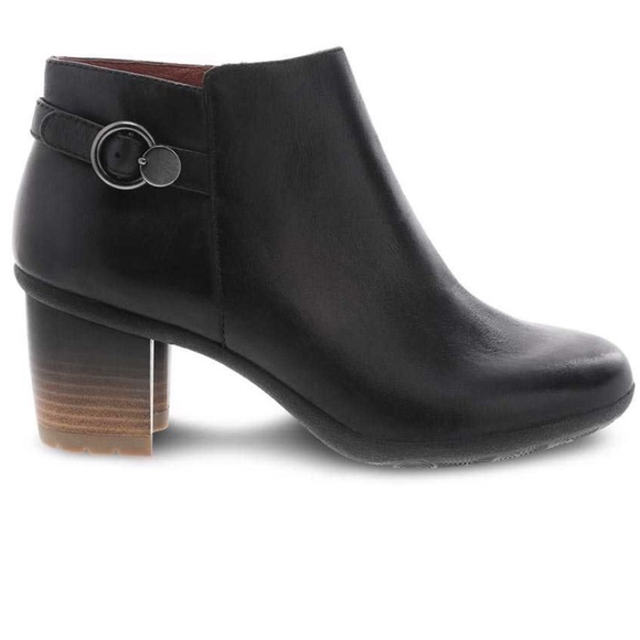 Dansko Shoes - Dansko Perry Boot Black Waterproof Burnished 38
